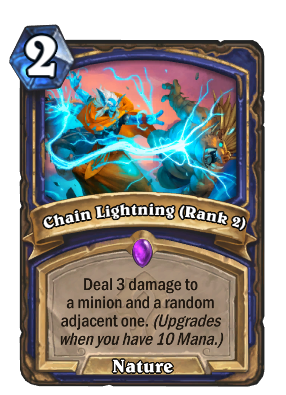 Chain Lightning (Rank 2) Card Image
