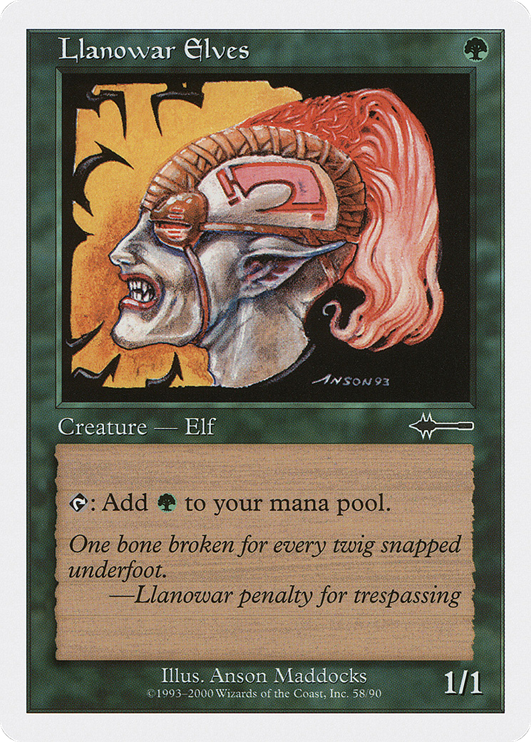 Llanowar Elves Card Image