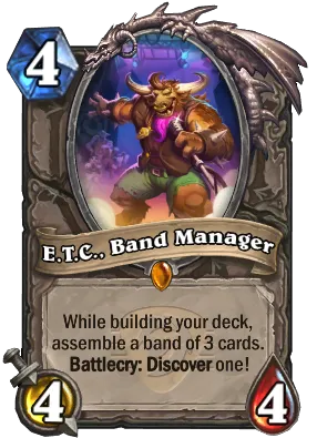 E.T.C., Band Manager Card Image