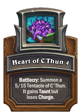 Heart of C'Thun {0} Card Image