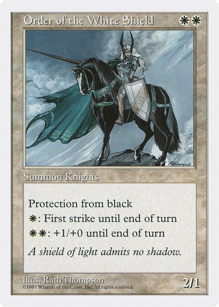 Order of the White Shield Card Image