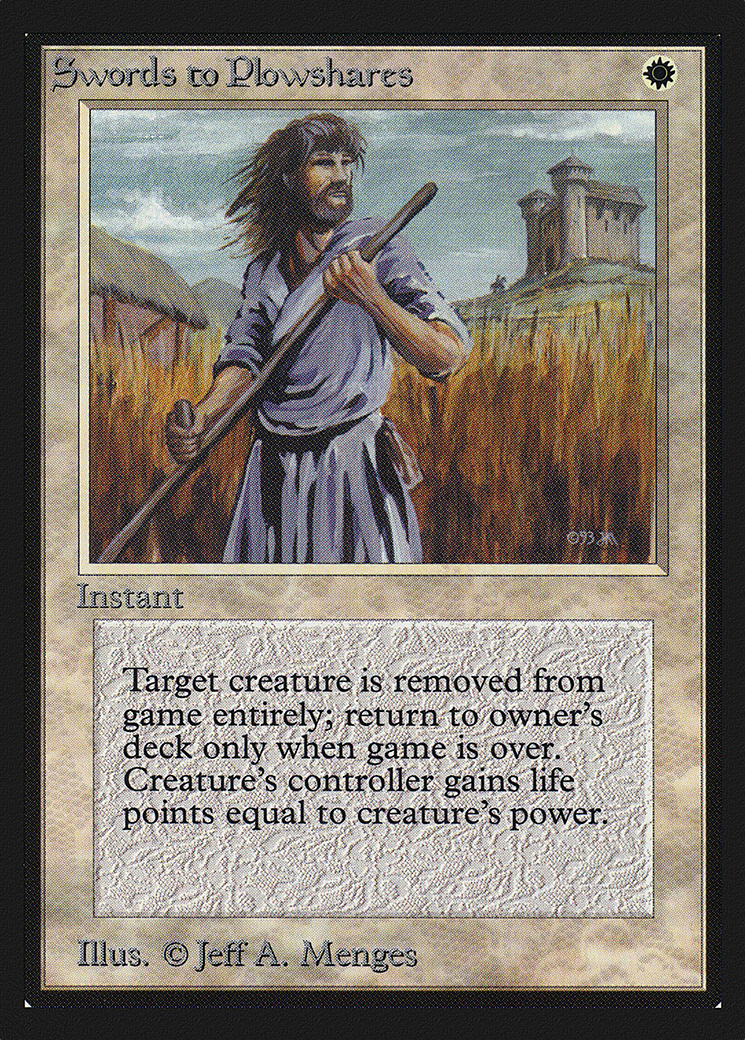 Swords to Plowshares Card Image