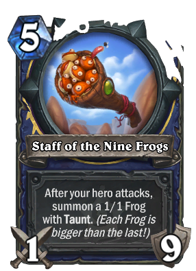 Staff of the Nine Frogs Card Image