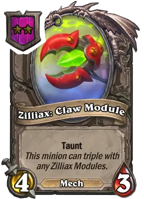 Zilliax: Claw Module Card Image