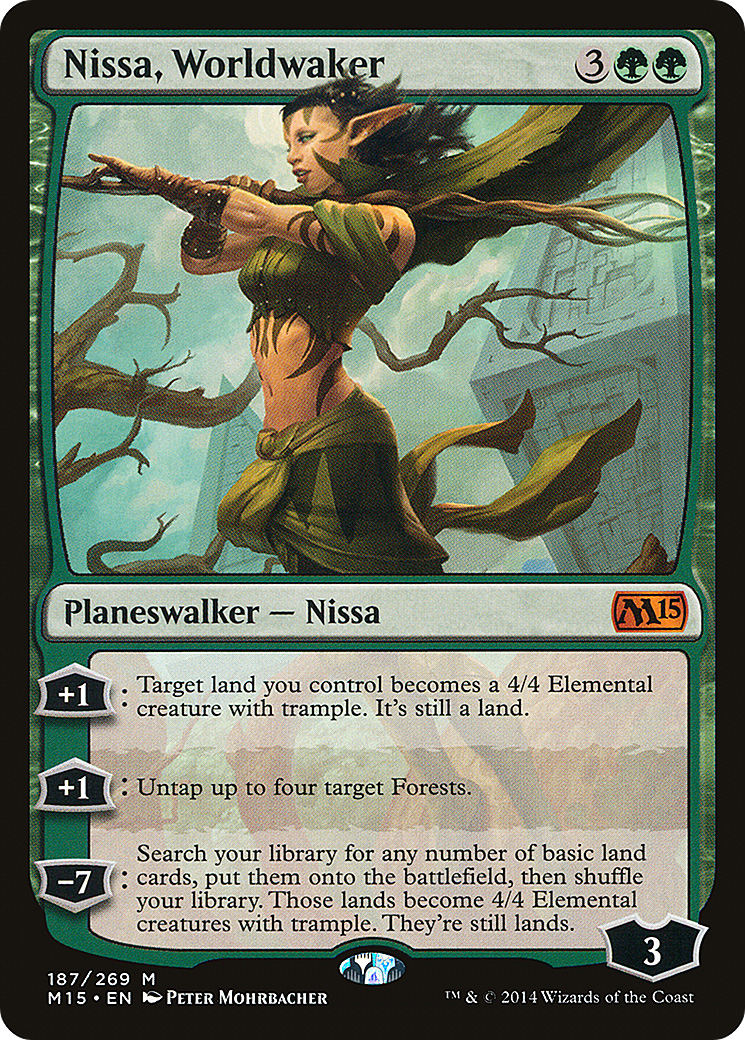 Nissa, Worldwaker Card Image