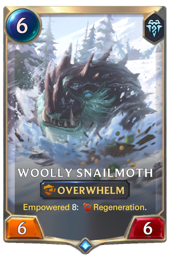 Woolly Snailmoth Card Image