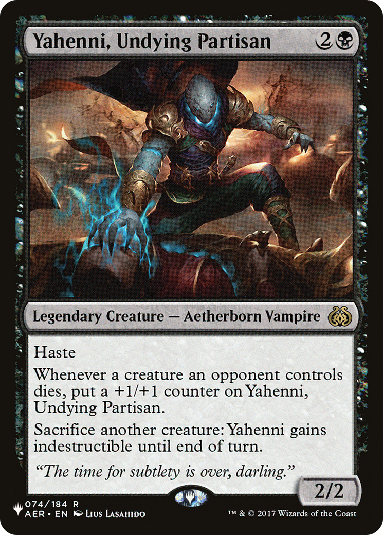 Yahenni, Undying Partisan Card Image