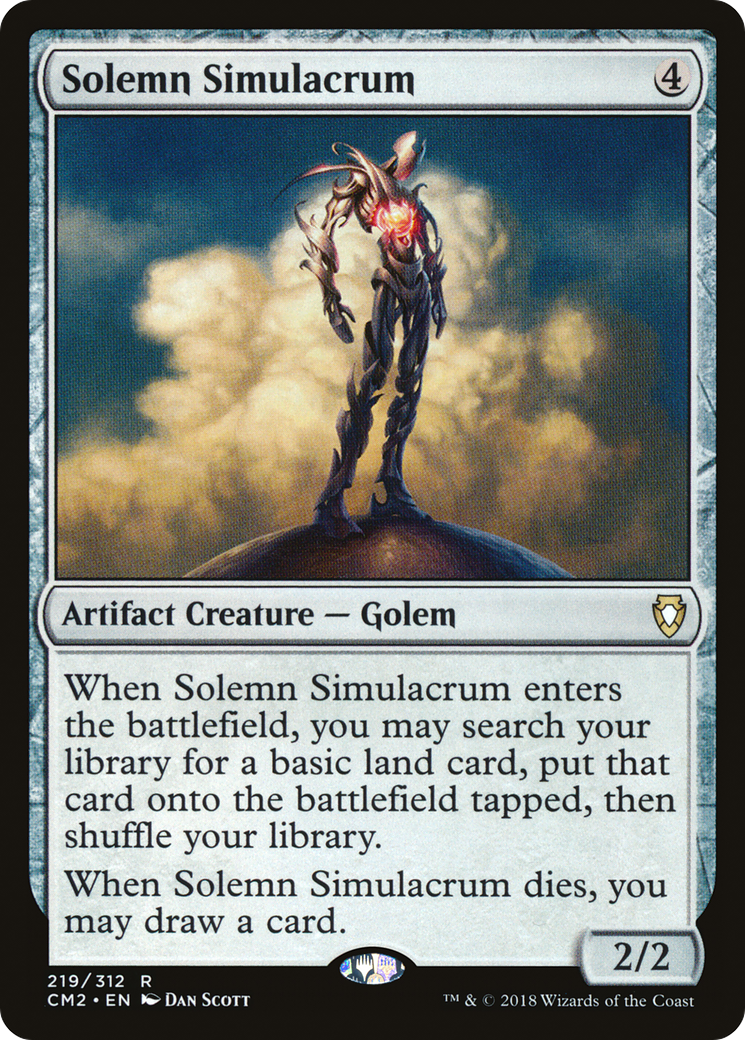 Solemn Simulacrum Card Image