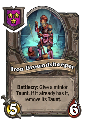 Iron Groundskeeper Card Image