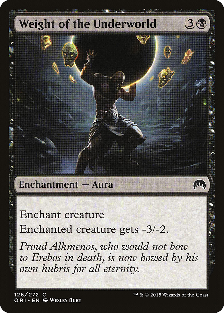 Weight of the Underworld Card Image