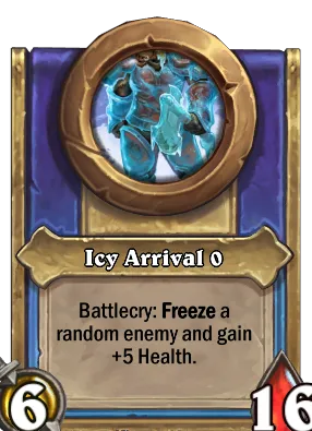 Icy Arrival {0} Card Image