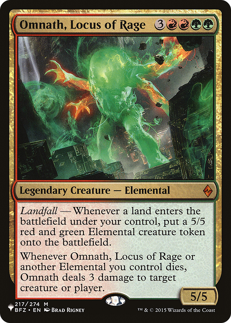 Omnath, Locus of Rage Card Image