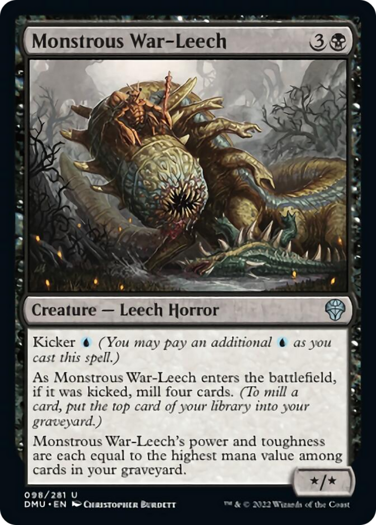 Monstrous War-Leech Card Image