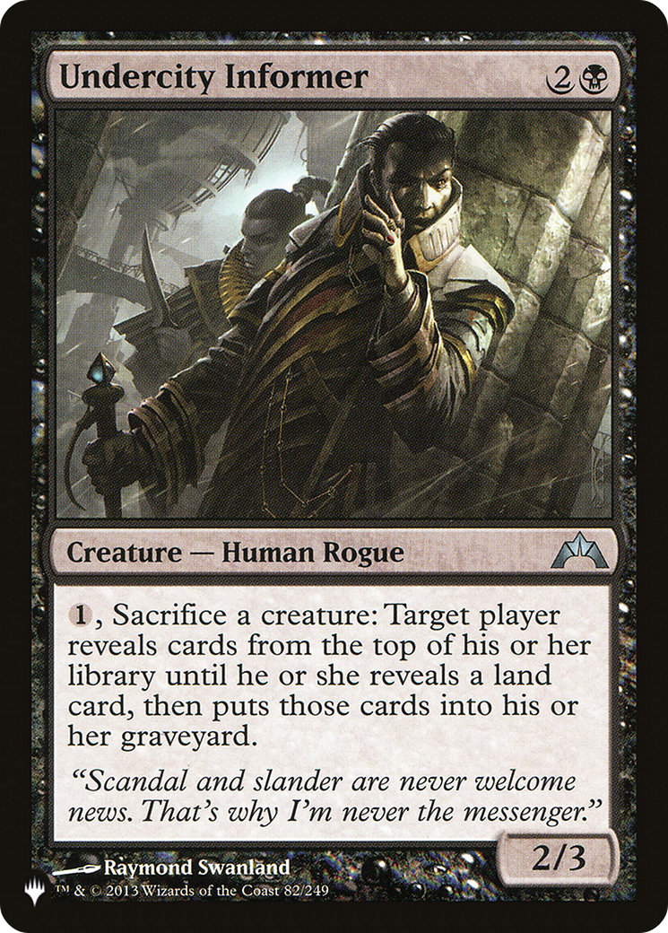 Undercity Informer Card Image