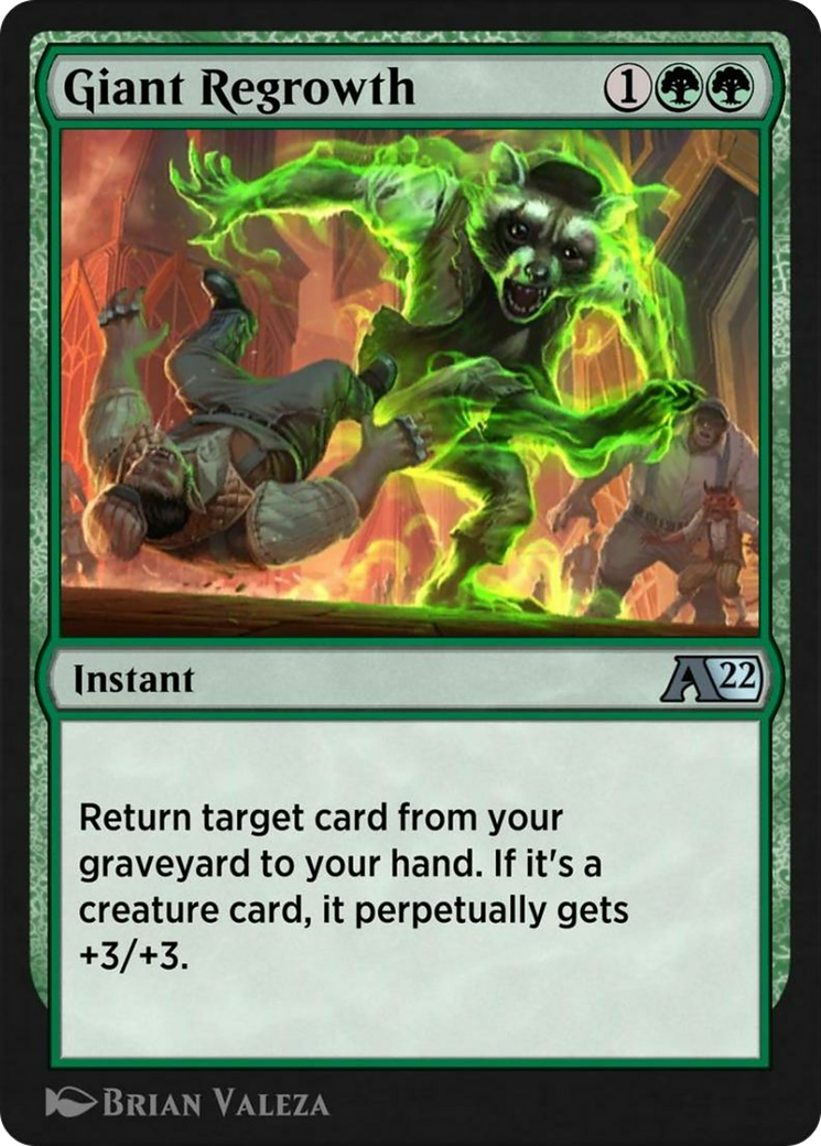 Giant Regrowth Card Image