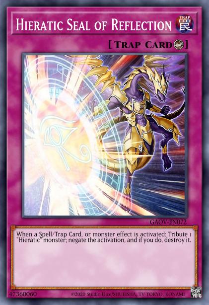 Hieratic Seal of Reflection Card Image