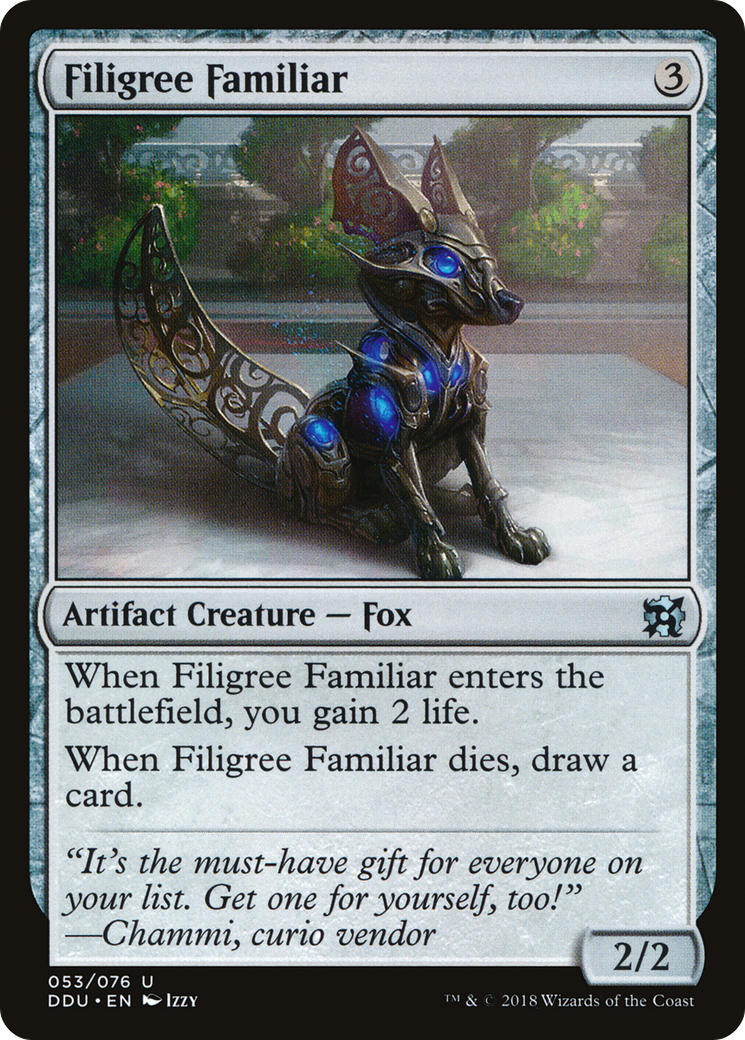 Filigree Familiar Card Image