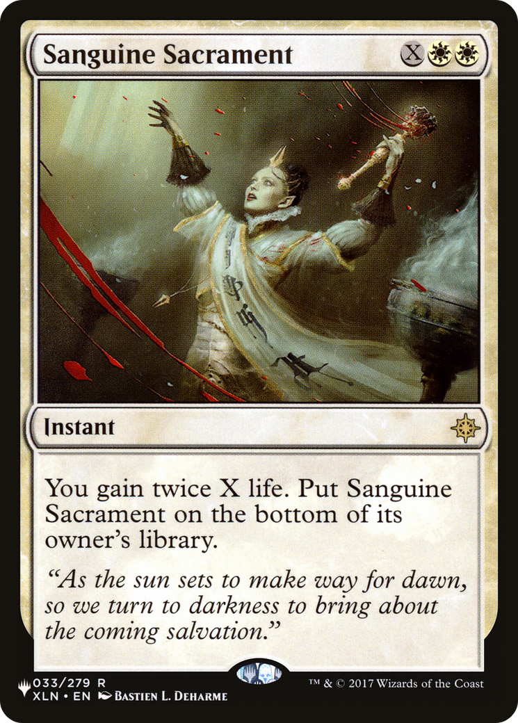 Sanguine Sacrament Card Image