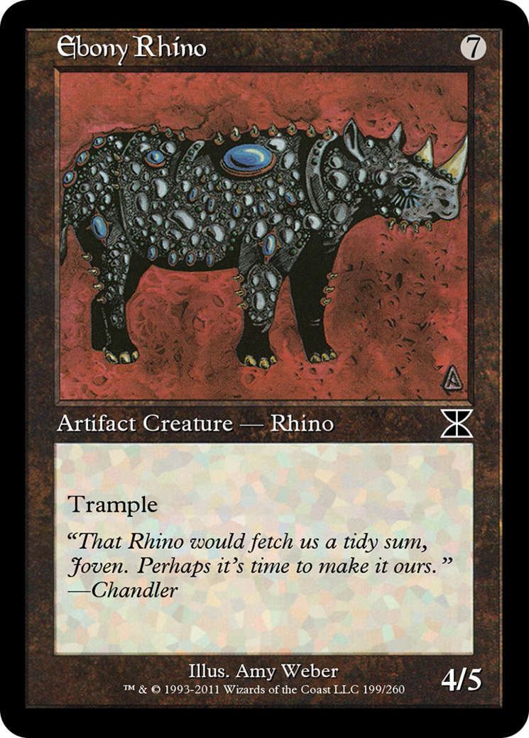 Ebony Rhino Card Image