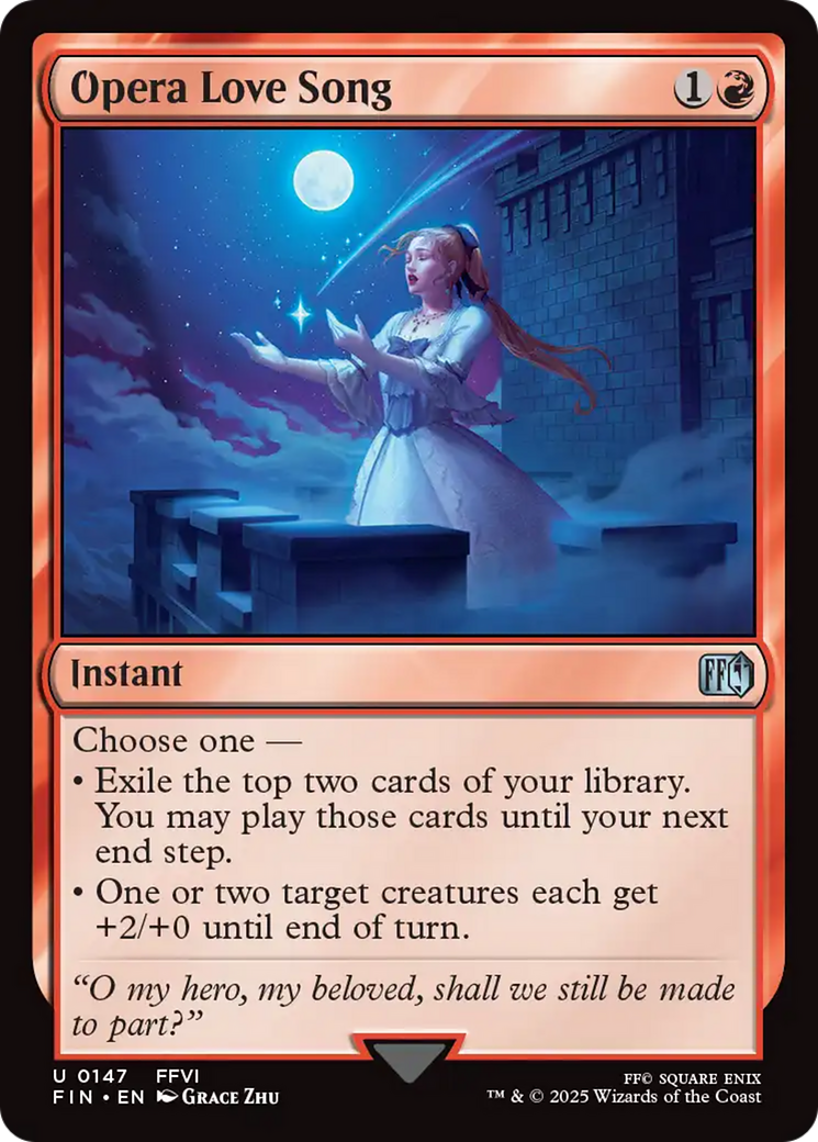 Opera Love Song Card Image