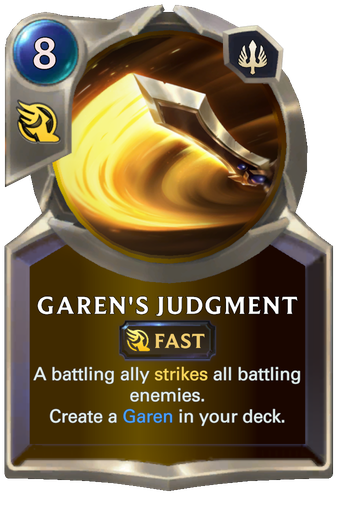 Garen's Judgment Card Image