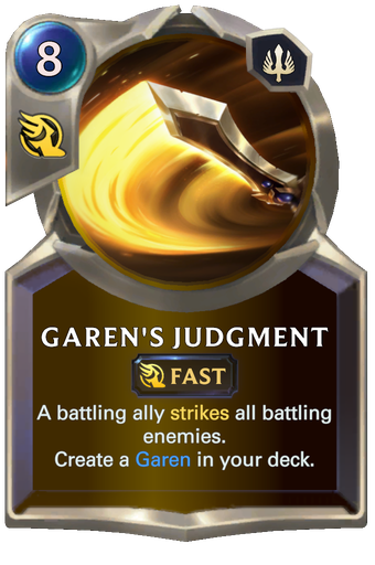 Garen's Judgment Card Image