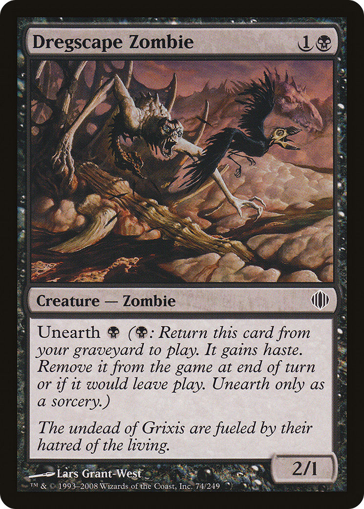 Dregscape Zombie Card Image