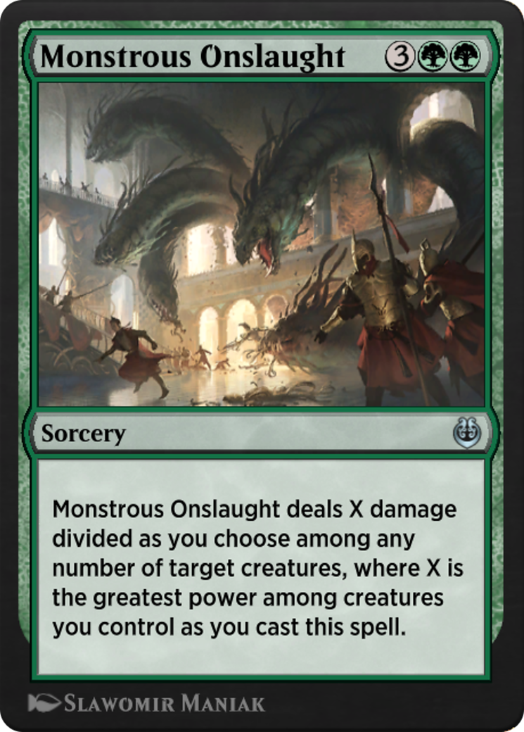 Monstrous Onslaught Card Image