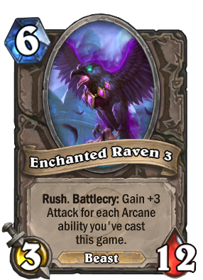 Enchanted Raven 3 Card Image