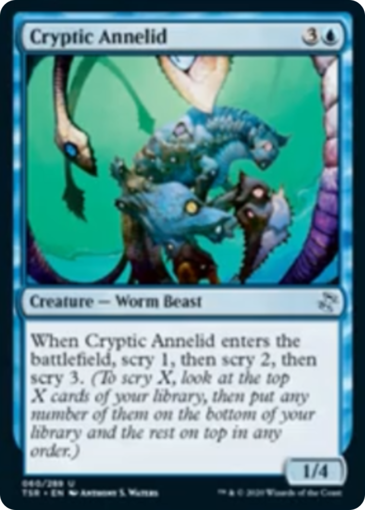 Cryptic Annelid Card Image