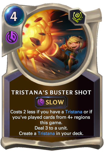 Tristana's Buster Shot Card Image