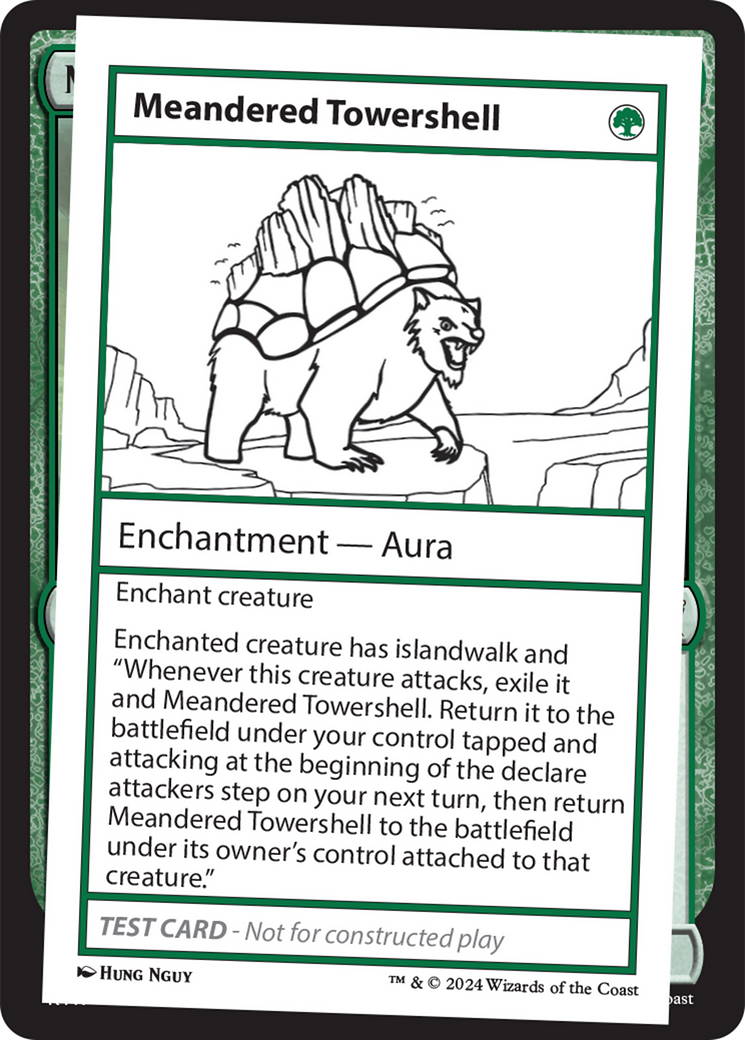 Meandered Towershell Card Image