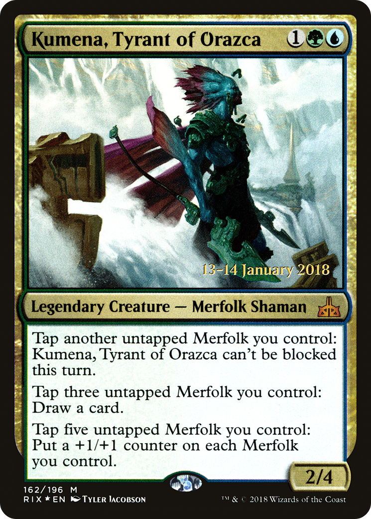 Kumena, Tyrant of Orazca Card Image