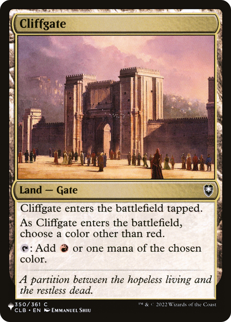 Cliffgate Card Image