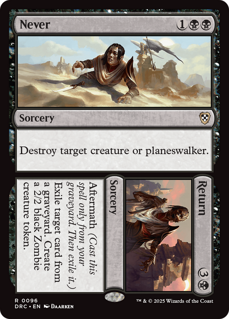 Never // Return Card Image