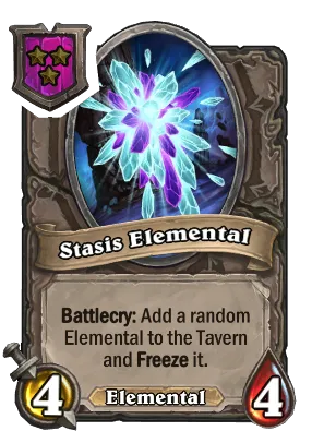 Stasis Elemental Card Image