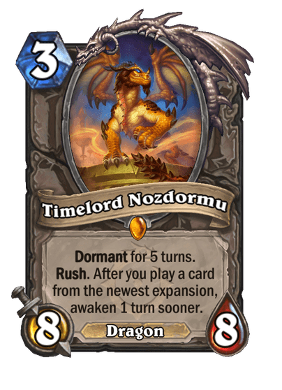 New Neutral Minion - Timelord Nozdormu