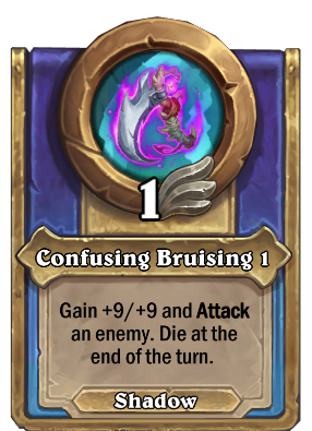 Confusing Bruising 1 Card Image
