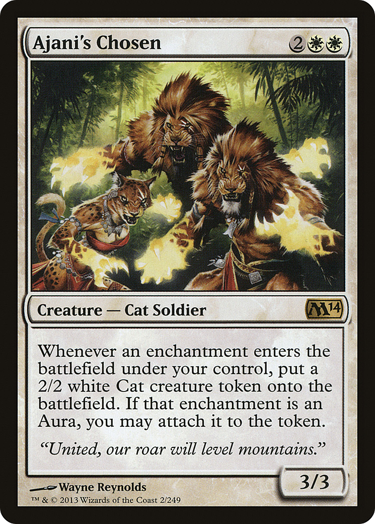 Ajani's Chosen Card Image