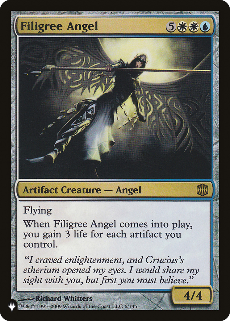 Filigree Angel Card Image
