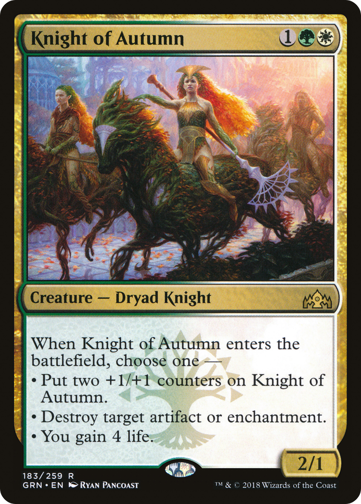 Knight of Autumn Card Image