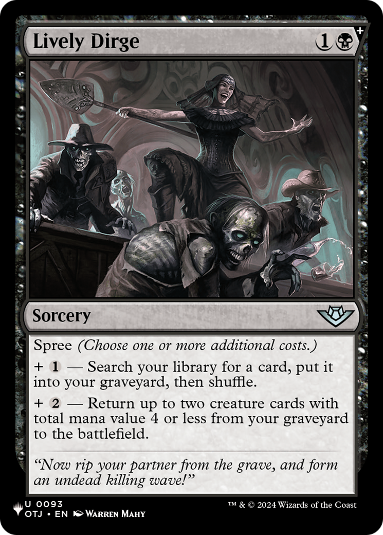 Lively Dirge Card Image