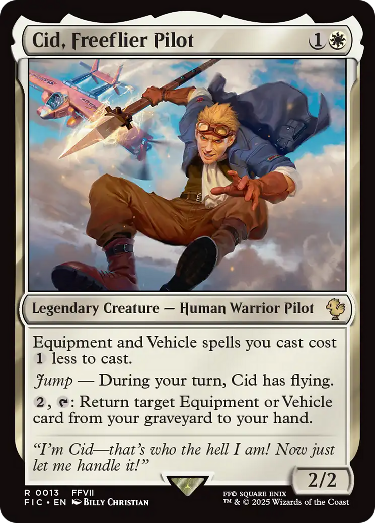 Cid, Freeflier Pilot Card Image