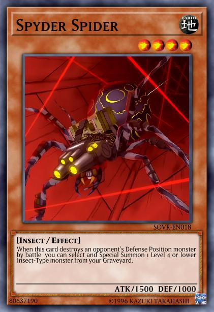 Spyder Spider Card Image