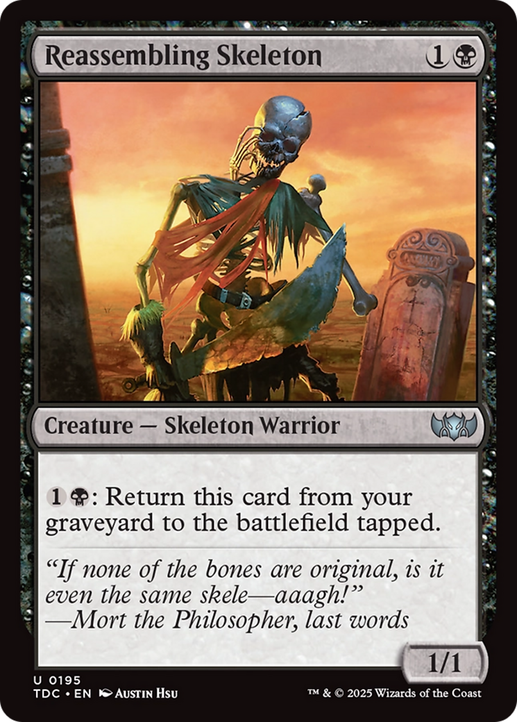 Reassembling Skeleton Card Image