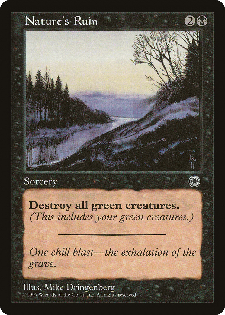 Nature's Ruin Card Image