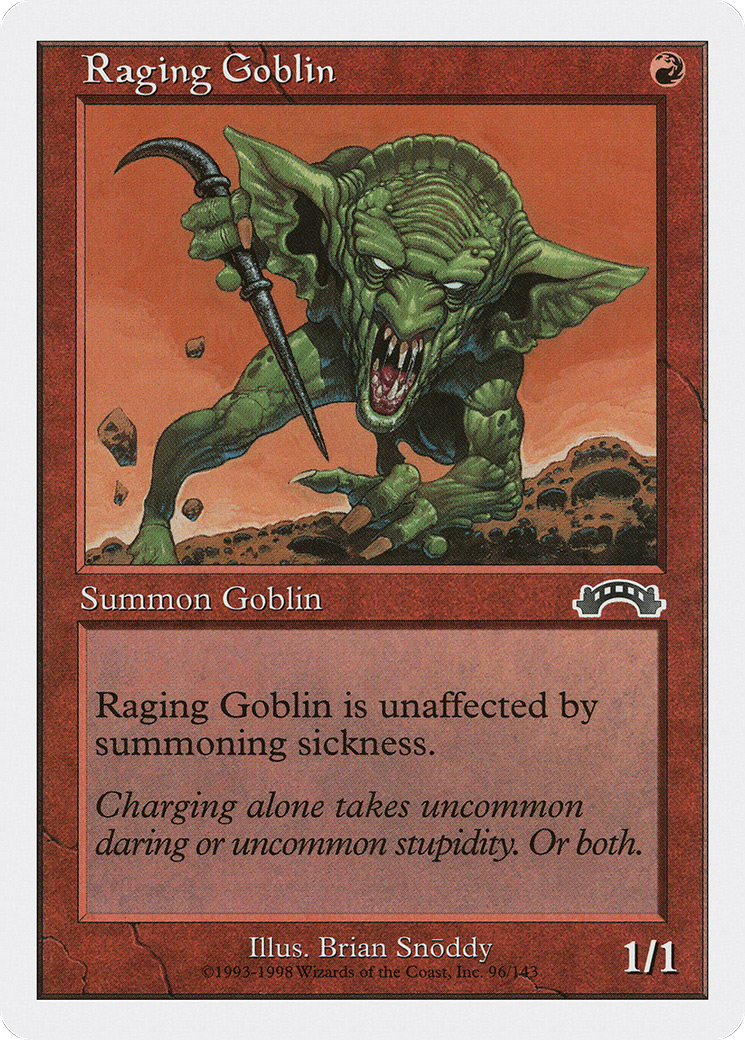 Raging Goblin Card Image