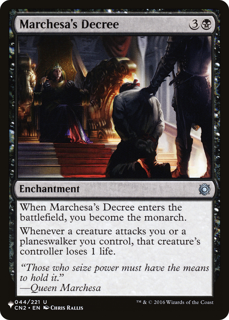 Marchesa's Decree Card Image