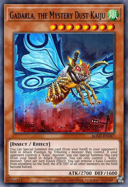 Gadarla, the Mystery Dust Kaiju Card Image