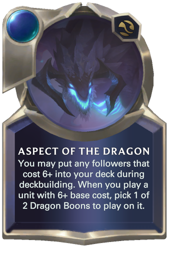 Aspect of the Dragon Card Image